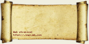 Natalija Jerković vizit kartica